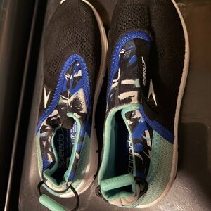 Speedo Kids Water Shoes - Black, Blue, and Teal